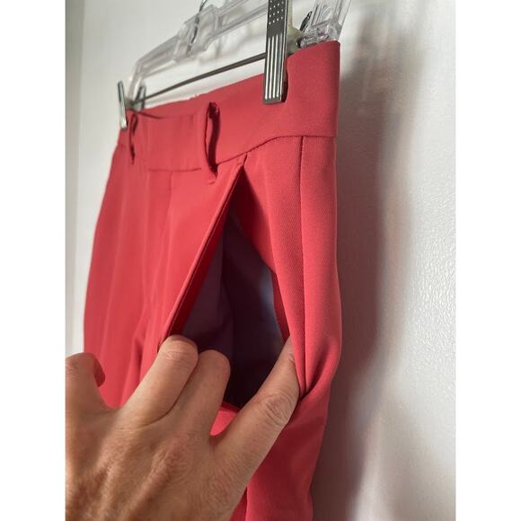 Tommy Hilfiger Boys Dress Pants Modern-Fit Flex Stretch Salmon Colored Trousers - Picture 5 of 15